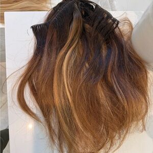 Covet mane 22 inch 10 wefts Hair Extensions - Natural Brown to Blonde